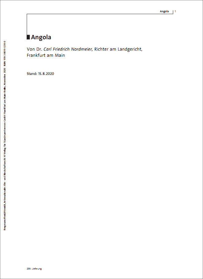 Abb. - Angola