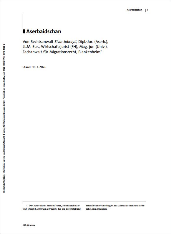 Cover LB Aserbaidschan